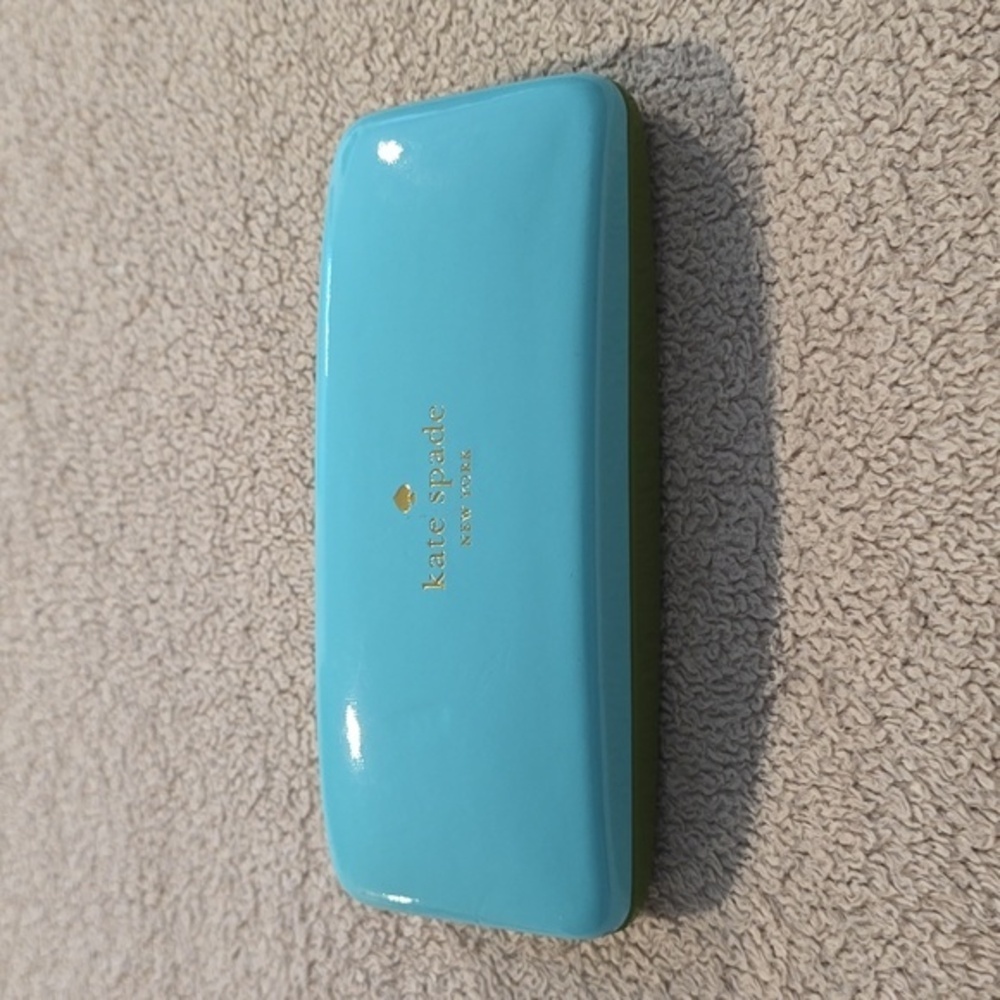 KATE SPADE| Slim Sunglasses Case|‎ Blue & Green​